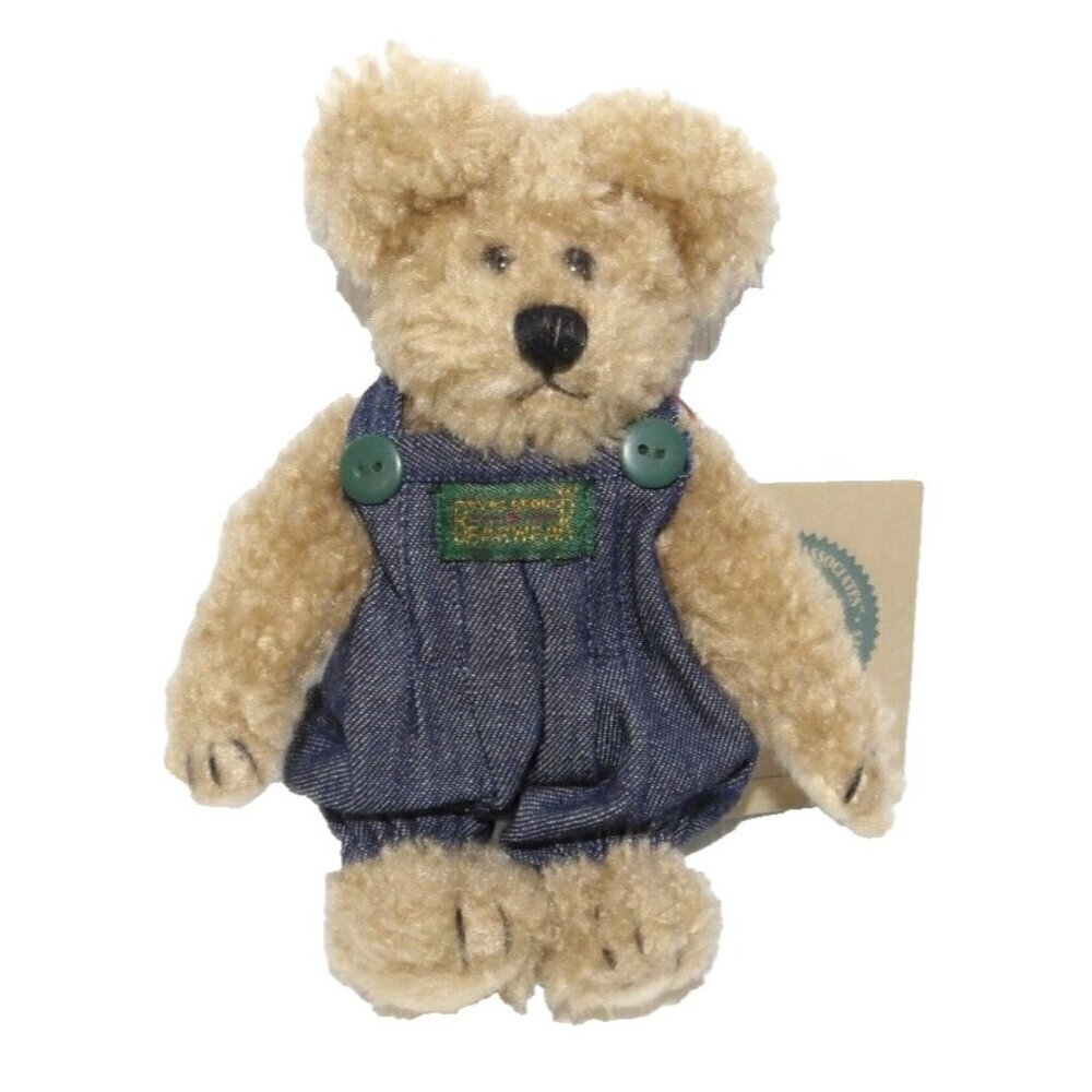 BOYDS BEARS Bearwear light brown 6" teddy bear stuffed animal, plushie